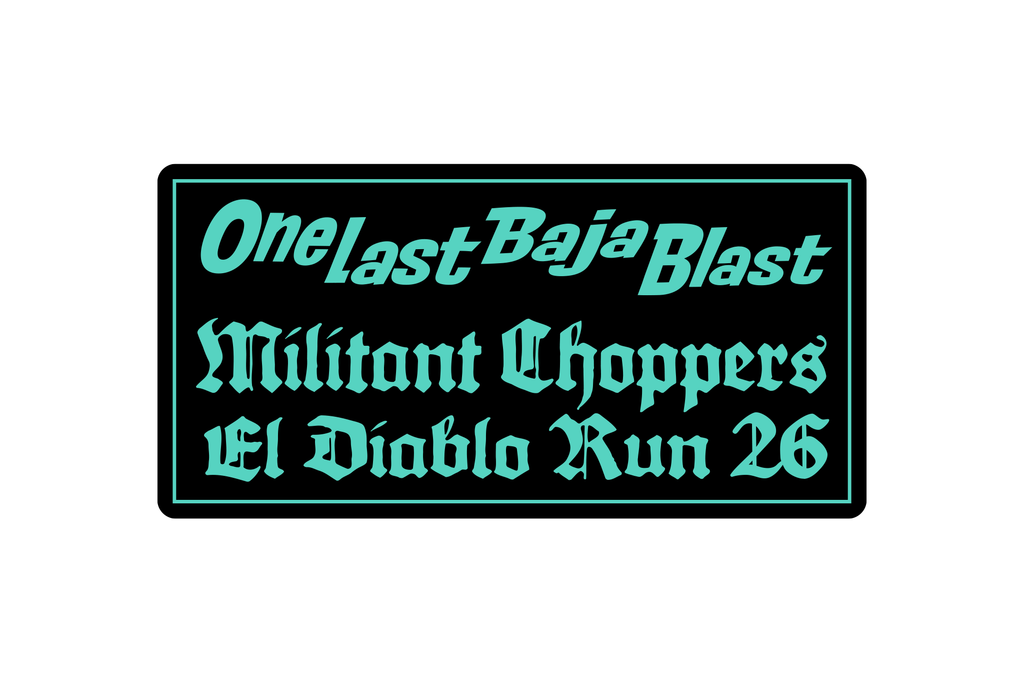 Limited Edition "Baja Blast" Sticker Pack